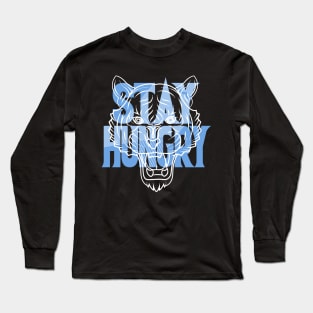 Stay Hungry University Blue Long Sleeve T-Shirt